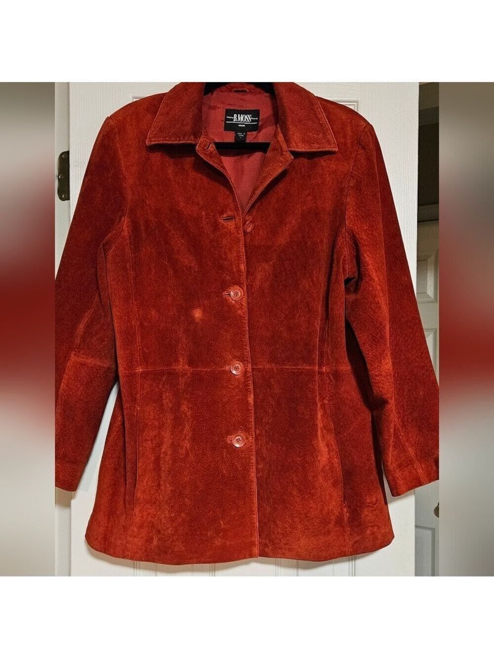 Tailor B. Moss Deep Red Suede Jacket